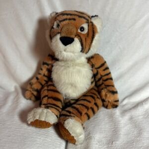 VINTAGE 1990s Tickles The Bengal Tiger Russ Berrie 16" Weighted Stuffed Animal